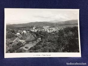 Fotografia antiga: fotografia coja vista parcial portugal blanco negro vegetacion rio poblacion 13 x 8 cm